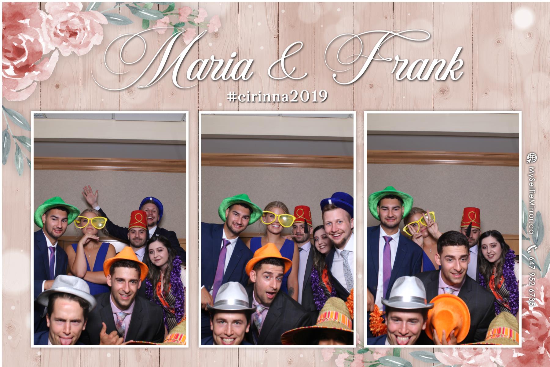 Wedding of Frank and Maria  | View more photos from the event at gallery.myselfiemirror.ca/u/romanmyselfiemirrorca/Wedding-of-Frank-and-Maria